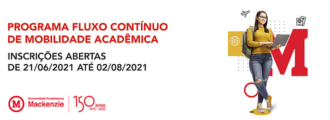 Banner do Programa de Fluxo Contínuo de Mobilidade Acadêmica