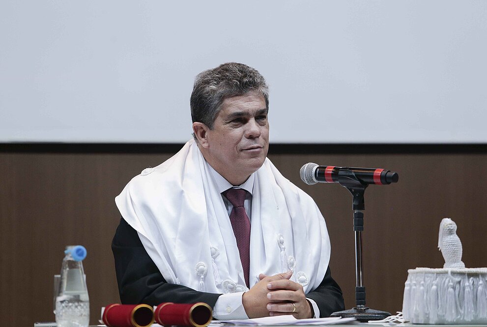 Reitor da UPM, Marco Tullio de Castro Vasconcelos