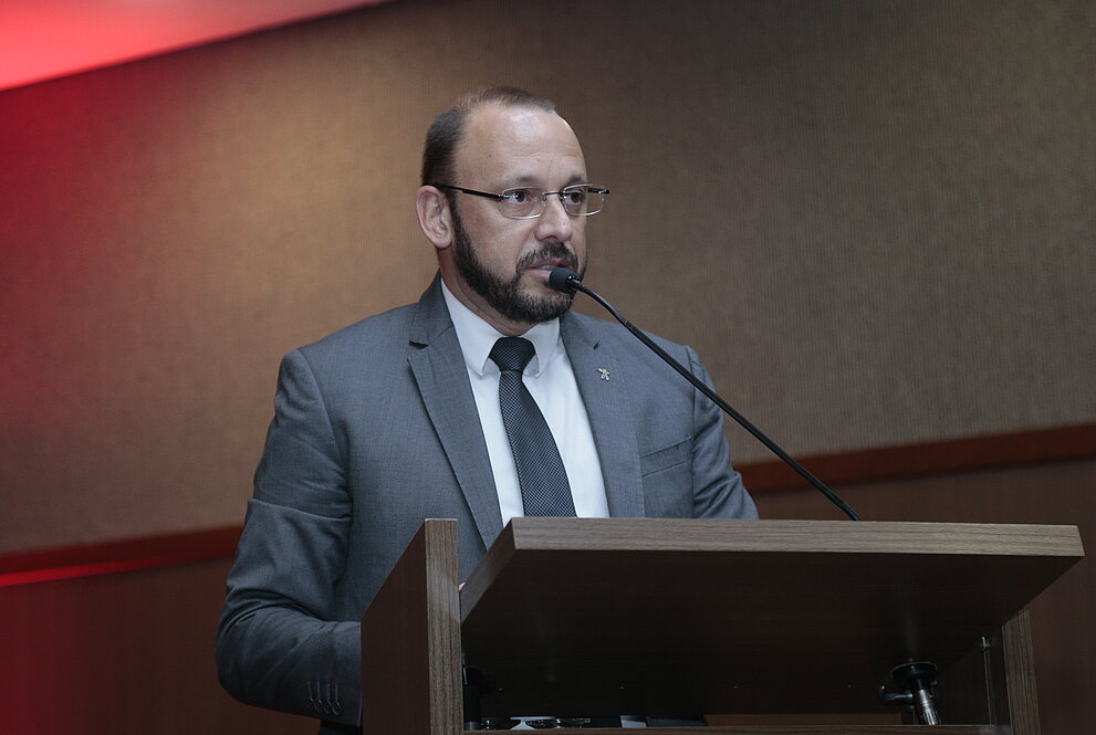 O diretor de Atendimento e Promoção Humana da FUNAP, Major Marcos de Godoy. Foto: Dago Nogueira/NTAI.