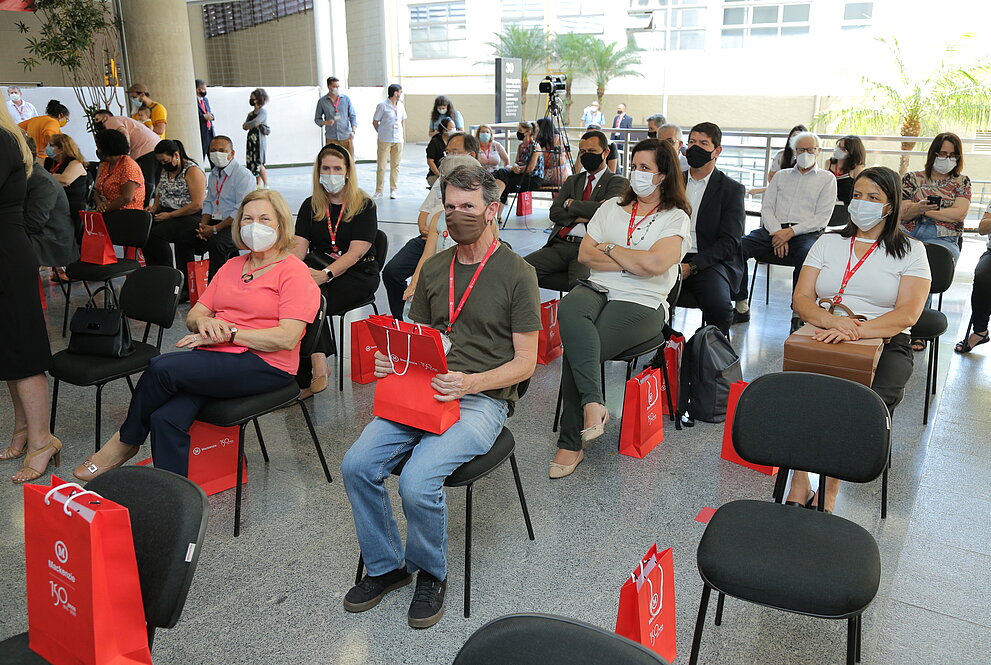 Colaboradores da UPM no evento.