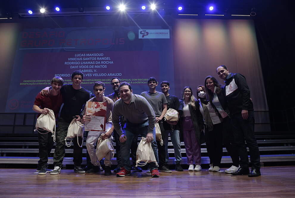 Nona equipe premiada no evento. 