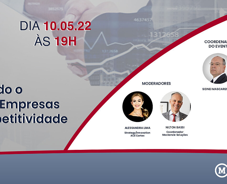 Banner de divulgação do evento. 