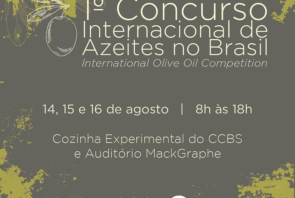convite para concurso internacional de azeite