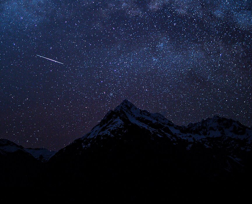 noite de céu estrelado
