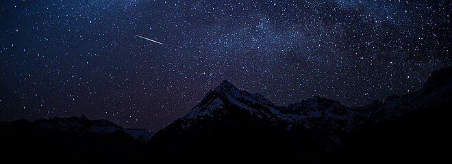 noite de céu estrelado