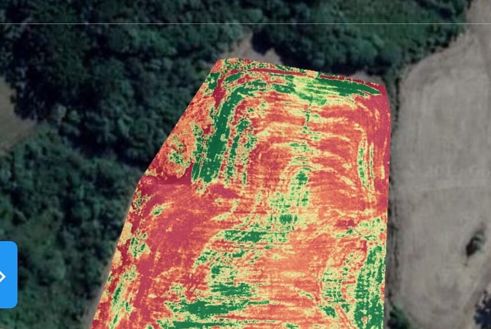Dados colhidos por drone