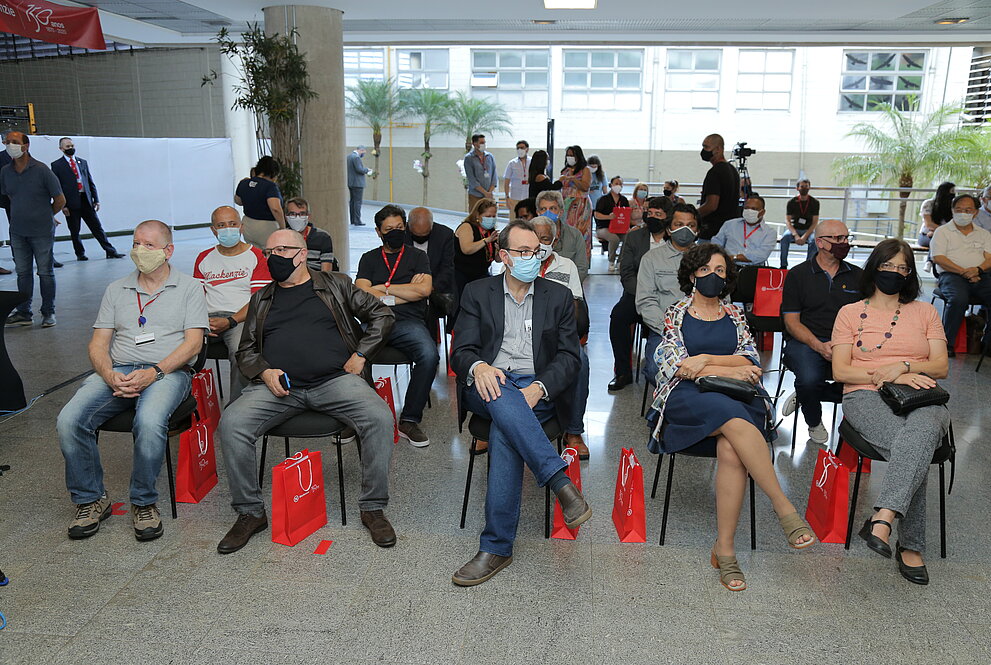 Colaboradores da UPM no evento.