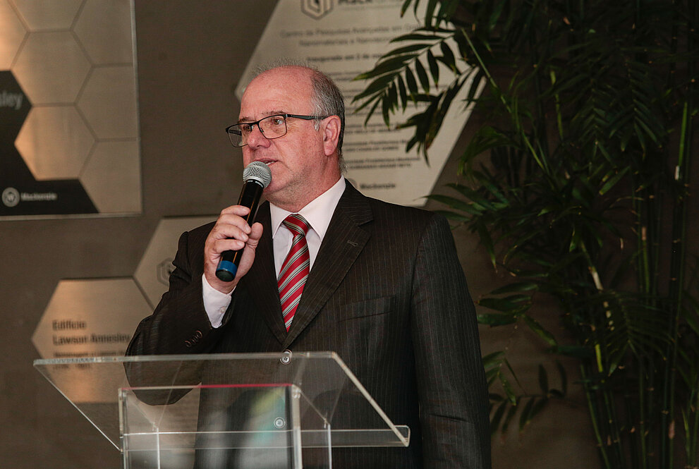 Presidente do Conselho de Curadores do Mackenzie, reverendo Juarez Marcondes Filho. 