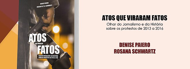 Convite do evento com foto do livro